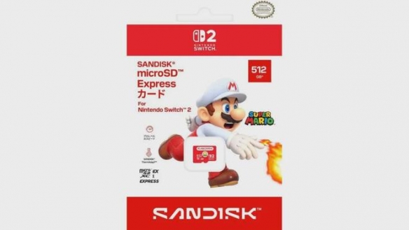 任天堂Switch2官方认证存储卡新增512GB 10月1日发售